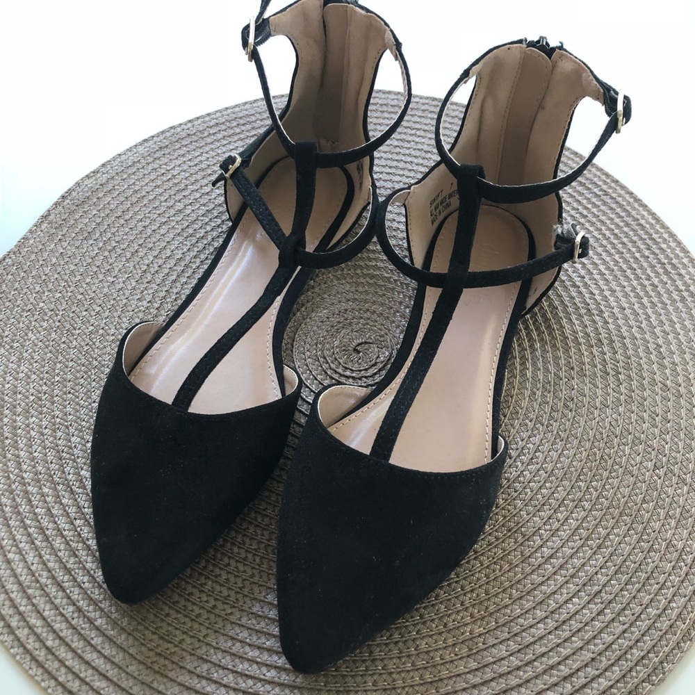 Charlotte Russe Black Flats